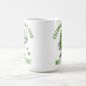 Mug Les concombres sont de la nourriture, pas du plais (Centre)