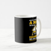 Mug Les conducteurs d'excavateur ne sous-estiment jama (Devant droit)