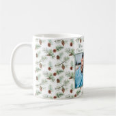 Mug Les cônes de photos de famille pin vert Noël (Gauche)