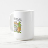 Mug Les Conseillers Scolaires Sont Comme Des Ananas. (Devant gauche)