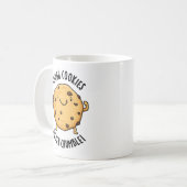 Mug Les cookies durs ne s'effondrent jamais amusant je (Devant gauche)