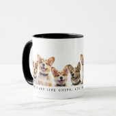 Mug 'Les Corgis sont comme les frites, on ne peut pas (Devant gauche)