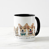Mug 'Les Corgis sont comme les frites, on ne peut pas (Devant droit)