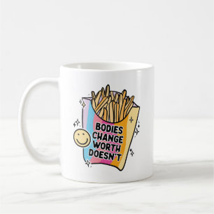Mug Les corps changent, la valeur reste Positive Amour