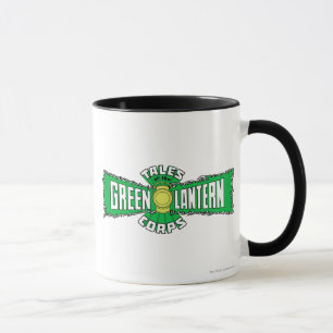 Mug Les corps verts de lanterne - logo vert
