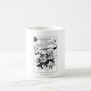 Mug Les corps verts de lanterne, noirs et blancs