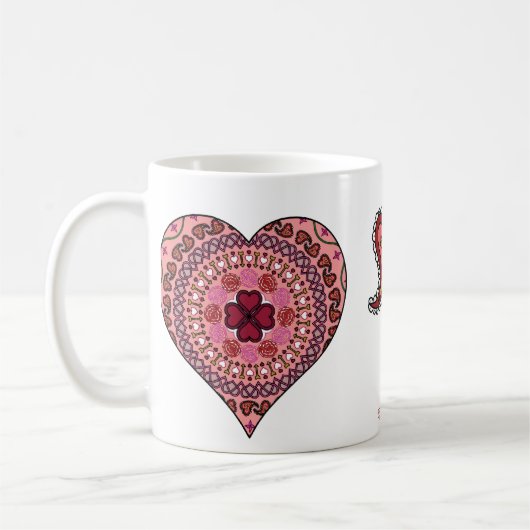Mug Les couches de la boue de coeur (Gauche)