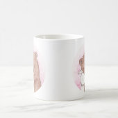 Mug Les couples mignons d'amour d'ours et de lapin (Centre)