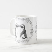 Mug Les couples mignons de pingouin perfectionnent le (Devant gauche)