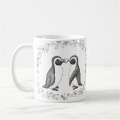 Mug Les couples mignons de pingouin perfectionnent le (Gauche)