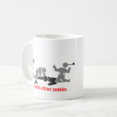 Mug Les coups de fusil attirent des zombis (Devant gauche)