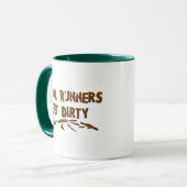 Mug Les coureurs de sentiers deviennent sales (Devant gauche)