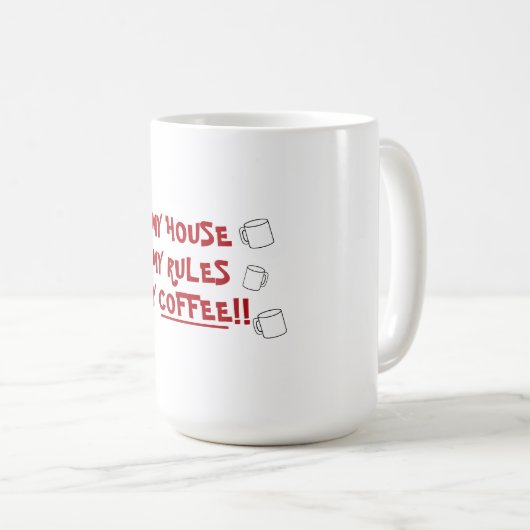 Mug LES COUTEAUX SORTENT DU CAFÉ !!!Mug (Devant droit)