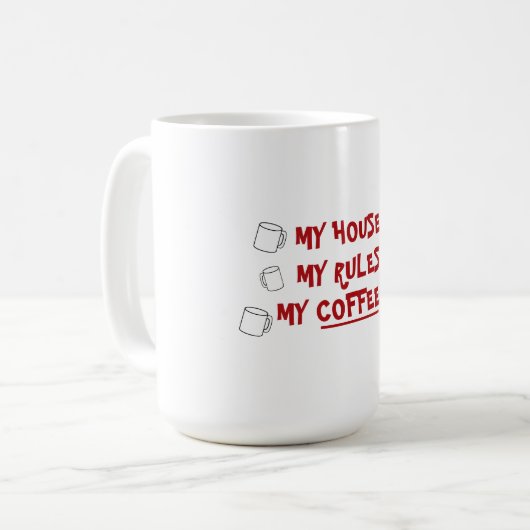 Mug LES COUTEAUX SORTENT DU CAFÉ !!!Mug (Devant gauche)