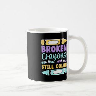 Mug Les Crayons cassés ont toujours des couleurs santé
