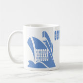Mug Les croisières de croisière. Personnaliser le nom (Gauche)