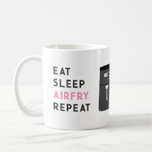 Mug Les cuisiniers mangent dorment Airfry répètent