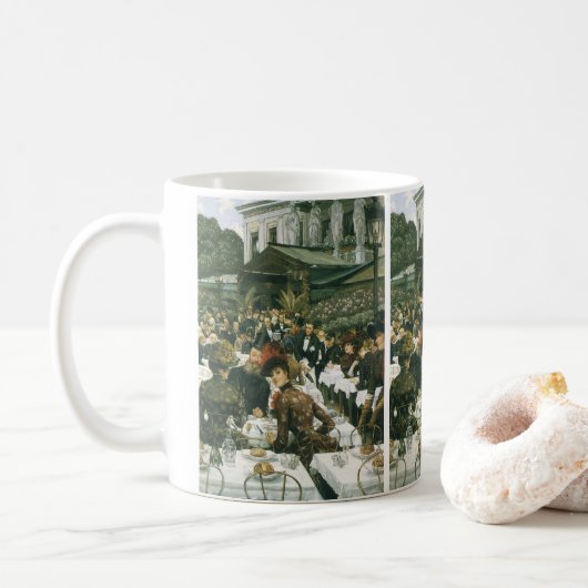Mug Les dames de l'artiste par James Tissot, Art Vinta (Avec donut)