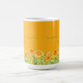 Mug Les Dandelions Jaunes Saffrons Sont Beaux Comme Vo (Centre)