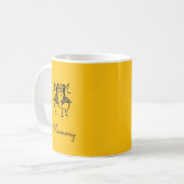Mug Les danseuses de la Silhouette de Maman Orange (Devant gauche)