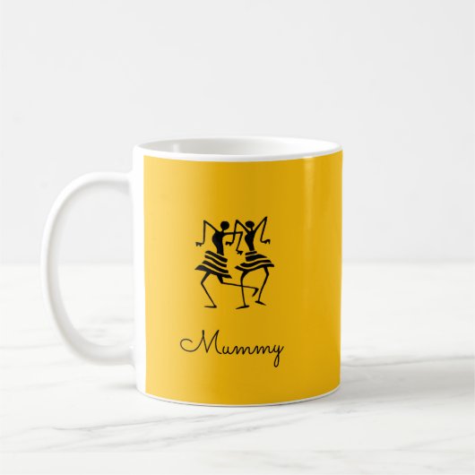 Mug Les danseuses de la Silhouette de Maman Orange (Gauche)