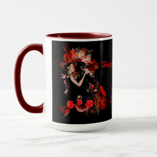 Mug Les danseuses romantiques adorent coeur Valentine