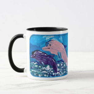 Mug Les dauphins "L'art des enfants"