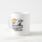 Mug Les dauphins sont juste des requins gays (Devant gauche)