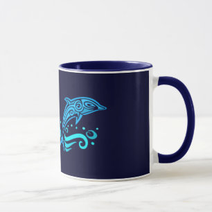 Mug Les dauphins tribaux attaquent - choisissez le
