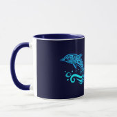 Mug Les dauphins tribaux attaquent - choisissez le (Gauche)
