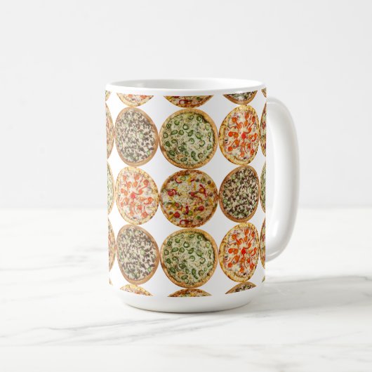 Mug Les délices de la pizza (Devant droit)