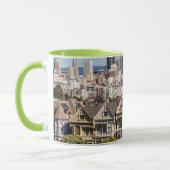 Mug Les demeures victoriennes peintes de San Francisco (Gauche)