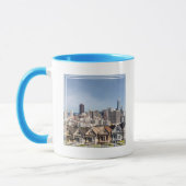 Mug Les demeures victoriennes peintes de San Francisco (Gauche)