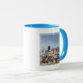 Mug Les demeures victoriennes peintes de San Francisco (Devant droit)