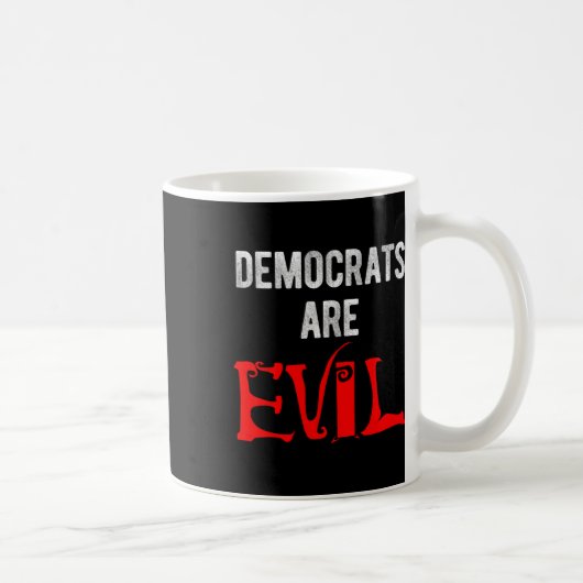 Mug Les Démocrates sont maléfiques (Droite)