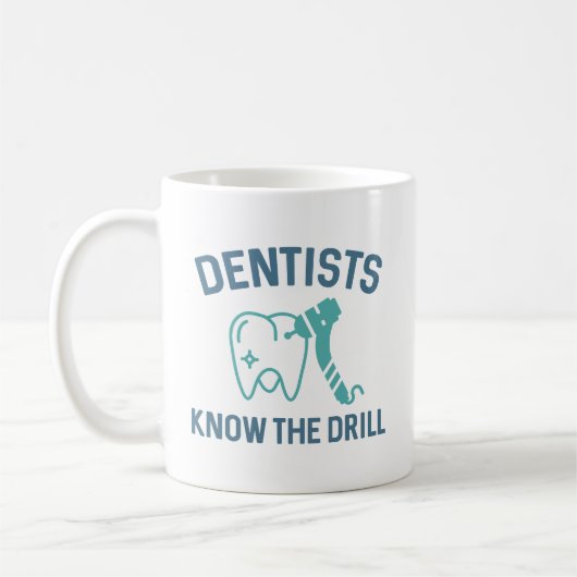Mug Les Dentistes Connaissent L'Exercice (Gauche)