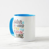 Mug Les dentistes font au monde un meilleur endroit (Devant gauche)