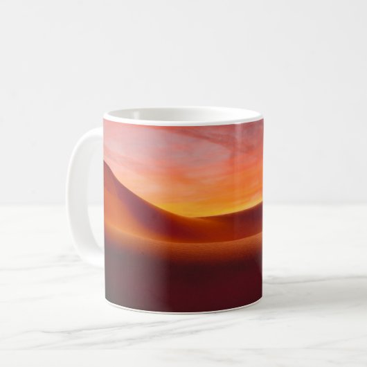 Mug Les déserts | Paysage du désert de Rolling (Devant gauche)