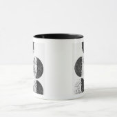 Mug Les dessins de Galileo des phases de la lune (Centre)