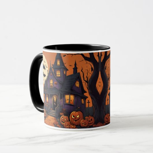 Mug Les deux côtés de la maison hantée (Devant gauche)