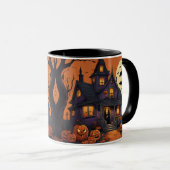Mug Les deux côtés de la maison hantée (Devant droit)