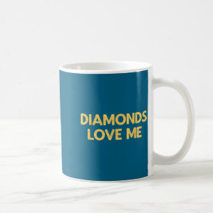 Mug Les diamants m'aiment - Femme de bijoux vintage dr
