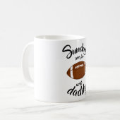 Mug Les dimanches Sont Pour Daddy Football Bonsaké (Devant gauche)