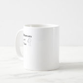 Mug Les dinosaures sont faux (Devant gauche)