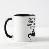 MUG LES DINOSAURS N'ONT PAS LU. MAINTENANT, ILS SONT E (Gauche)