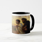 Mug Les disciples Peter et fonctionnement de John (Devant droit)