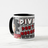 MUG LES DIVAS NE FONT PAS DES MATINS (Devant gauche)