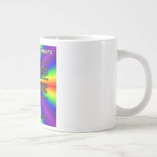 Mug Les Dix Commandements (Droite)