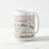 Mug Les dix commandements (Devant droit)