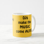 Mug Les DJ font la musique (Devant droit)